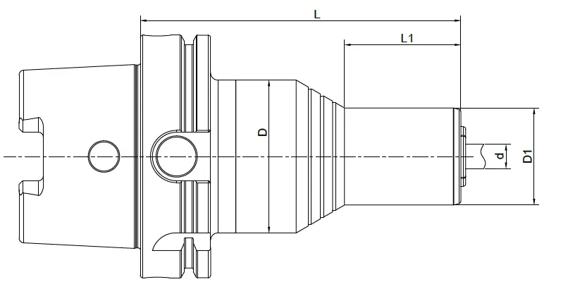 HSK-DC цанговый