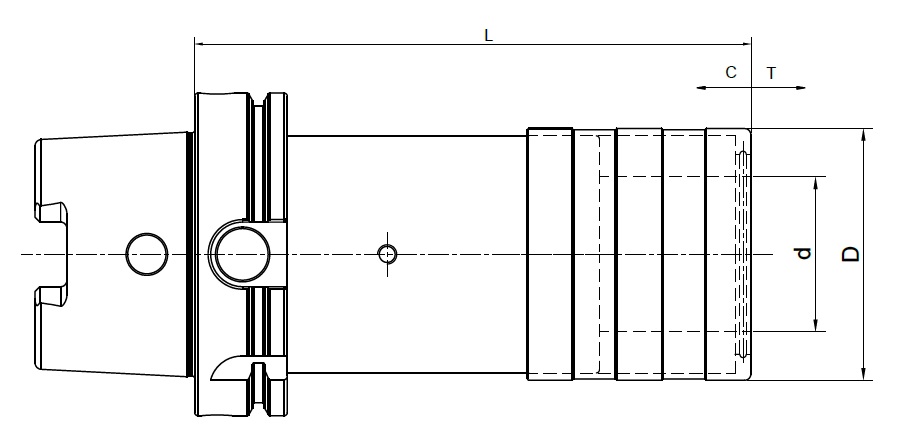 HSK-GR(TC) резьбонарезной