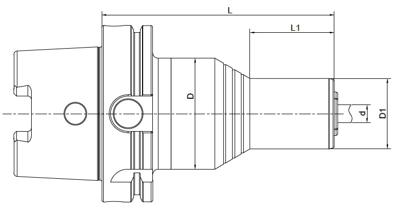 HSK-DC цанговый