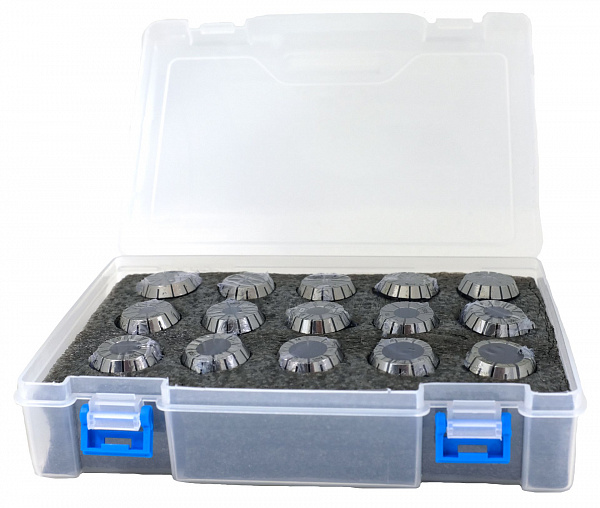 ER25(2-16/15PCS)-0.008 Цанговый набор