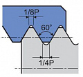 Метрическая резьба 60° полный профиль (ISO)