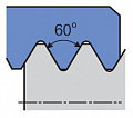 Метрическая резьба 60° неполный профиль (ISO)